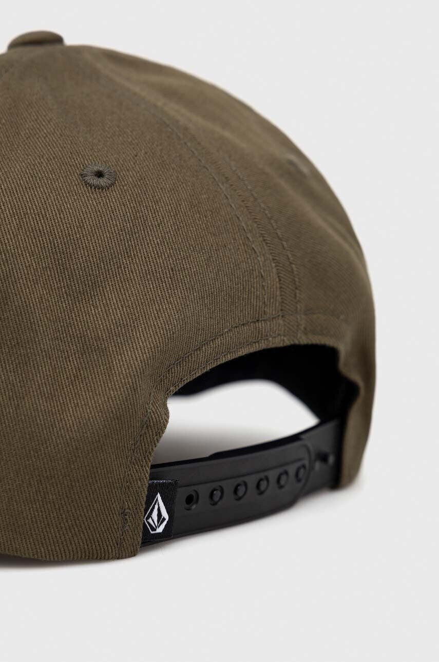 Volcom sapca culoarea verde cu imprimeu - Pled.ro