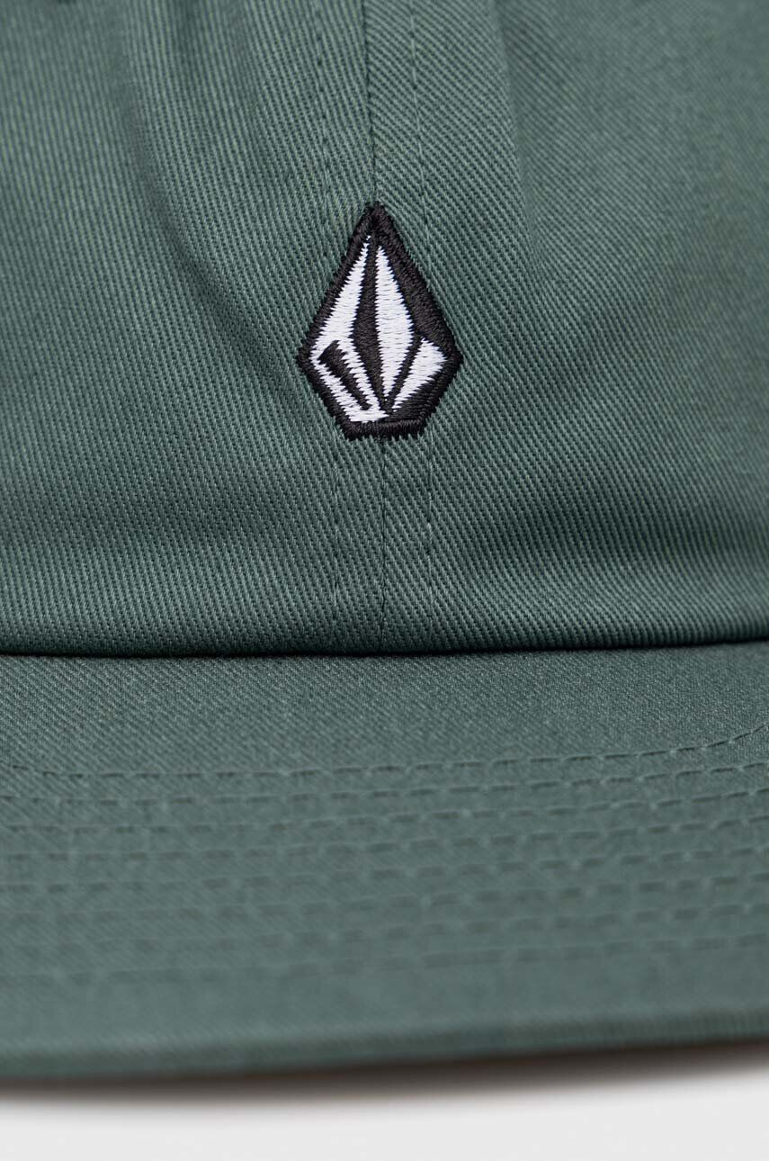 Volcom șapcă de baseball din bumbac culoarea verde cu imprimeu - Pled.ro