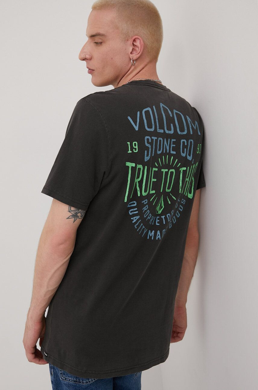 Volcom tricou din bumbac - Pled.ro