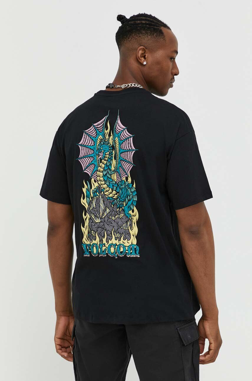 Volcom tricou din bumbac - Pled.ro