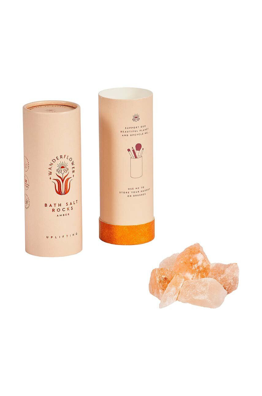 Wanderflower sare de baie de himalaya cu chihlimbar Bath Salt Rocks Amber 150 g - Pled.ro