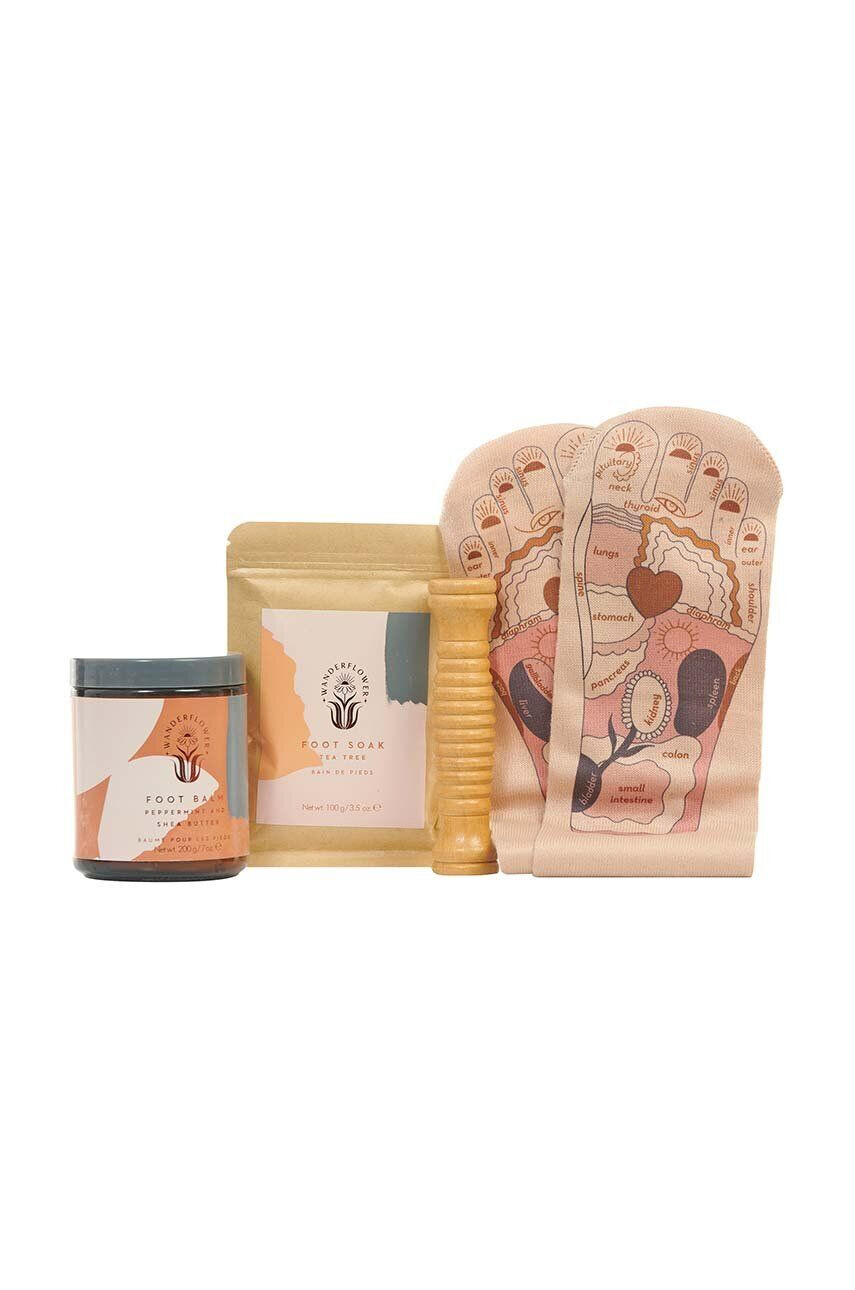 Wanderflower set de reflexoterapie Down to Earth Reflexology 4-pack - Pled.ro