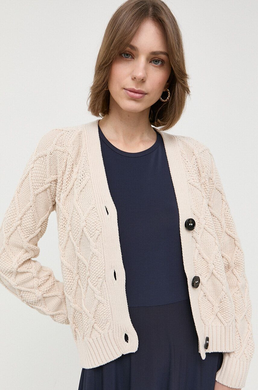 Weekend Max Mara cardigan femei culoarea bej light - Pled.ro