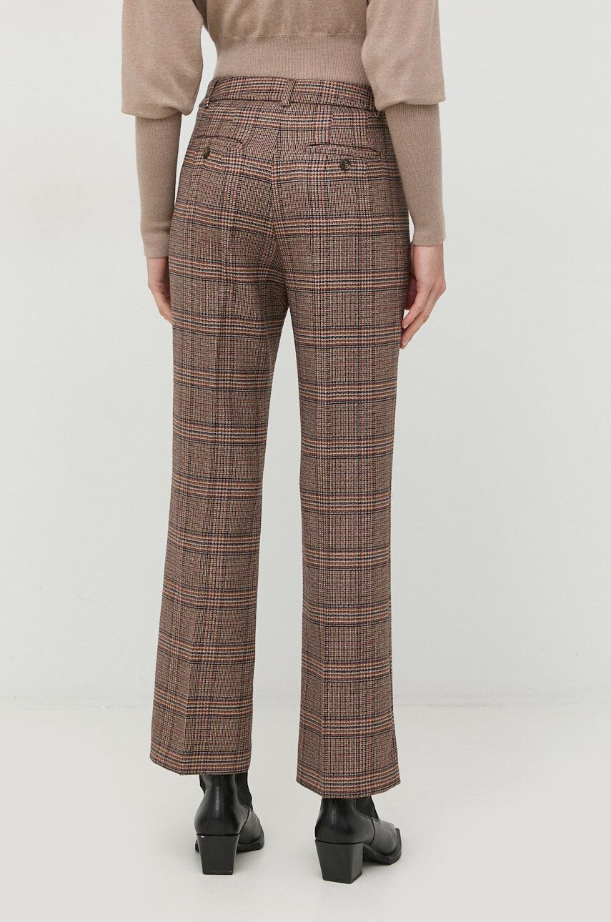 Weekend Max Mara pantaloni de lana - Pled.ro