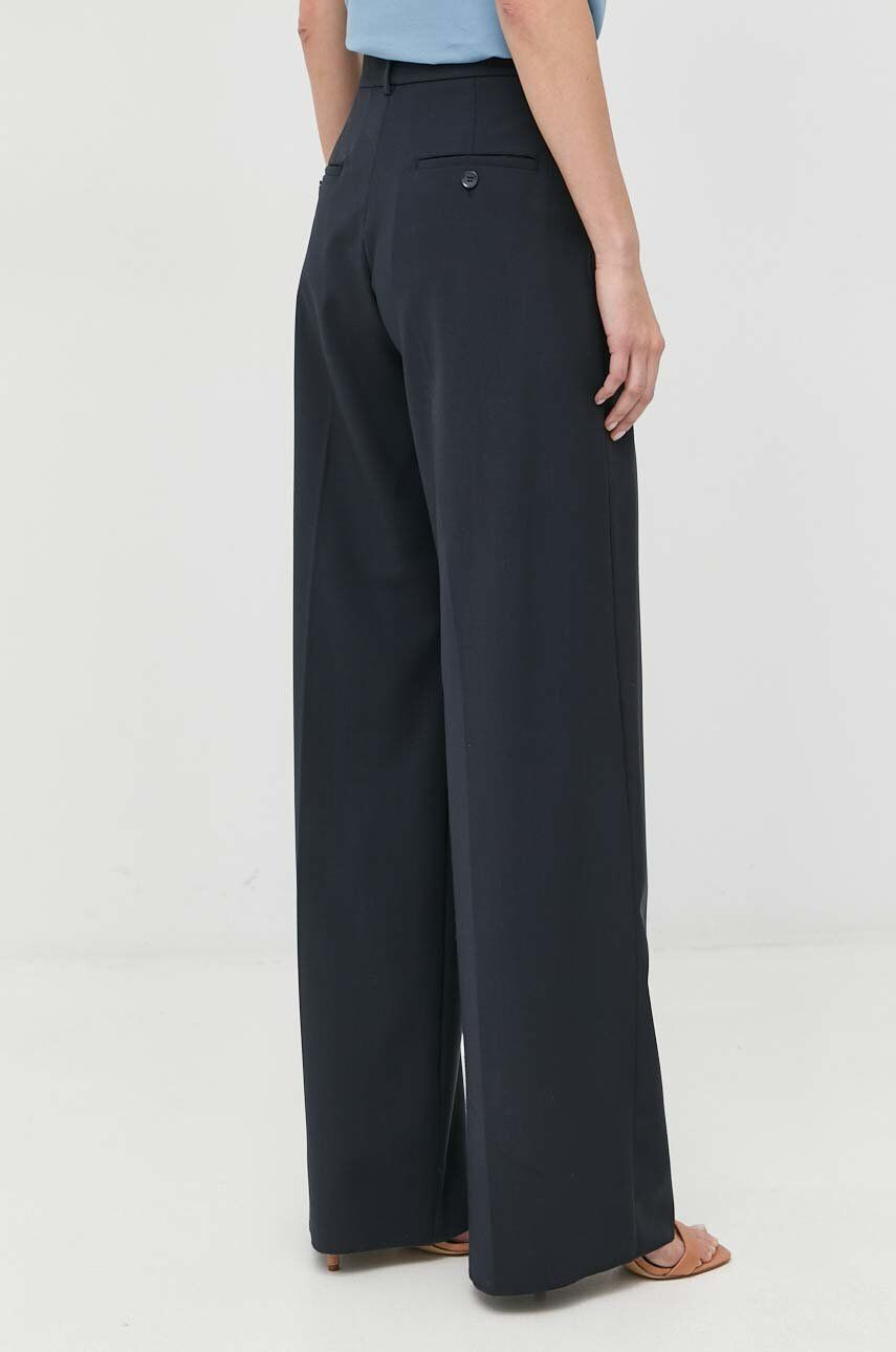 Weekend Max Mara pantaloni de lana - Pled.ro