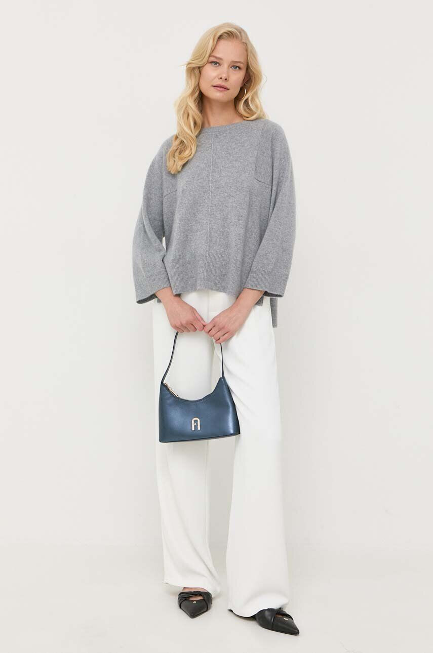 Weekend Max Mara pulover de casmir culoarea gri light - Pled.ro