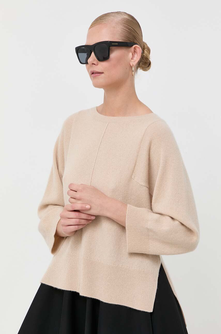 Weekend Max Mara pulover de casmir culoarea bej light - Pled.ro