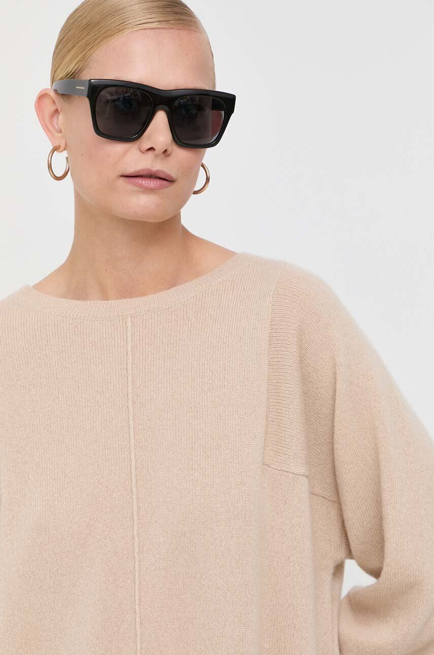 Weekend Max Mara pulover de casmir culoarea bej light - Pled.ro