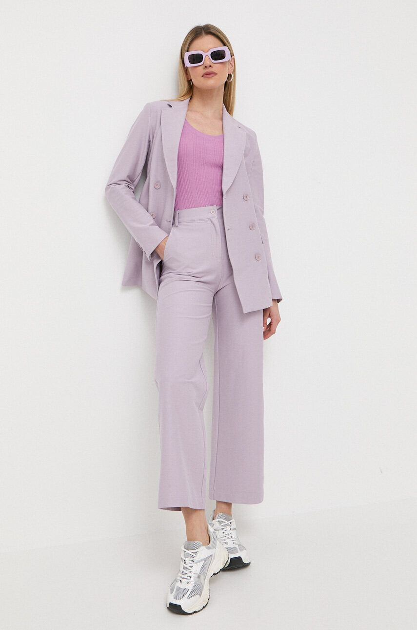 Weekend Max Mara top femei culoarea violet - Pled.ro