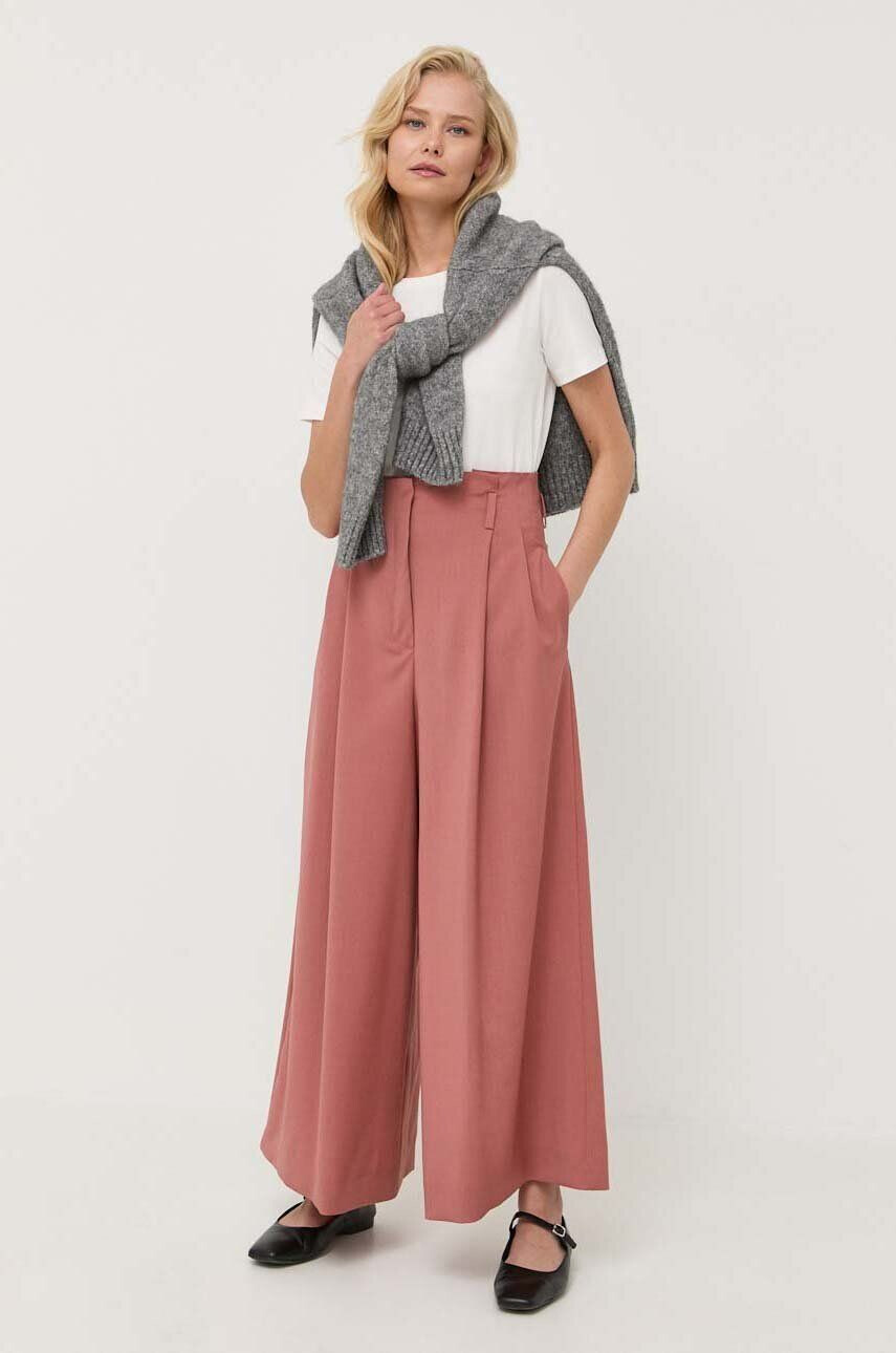 Weekend Max Mara tricou femei culoarea bej - Pled.ro