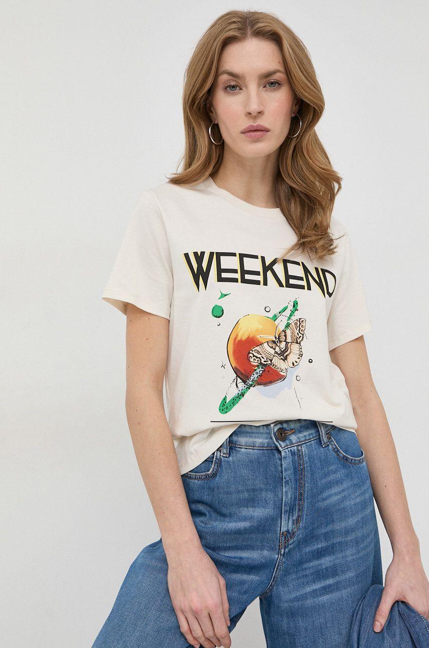 Weekend Max Mara tricou din bumbac - Pled.ro