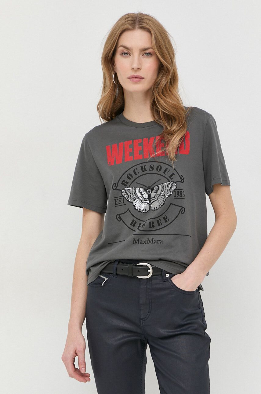 Weekend Max Mara tricou din bumbac - Pled.ro