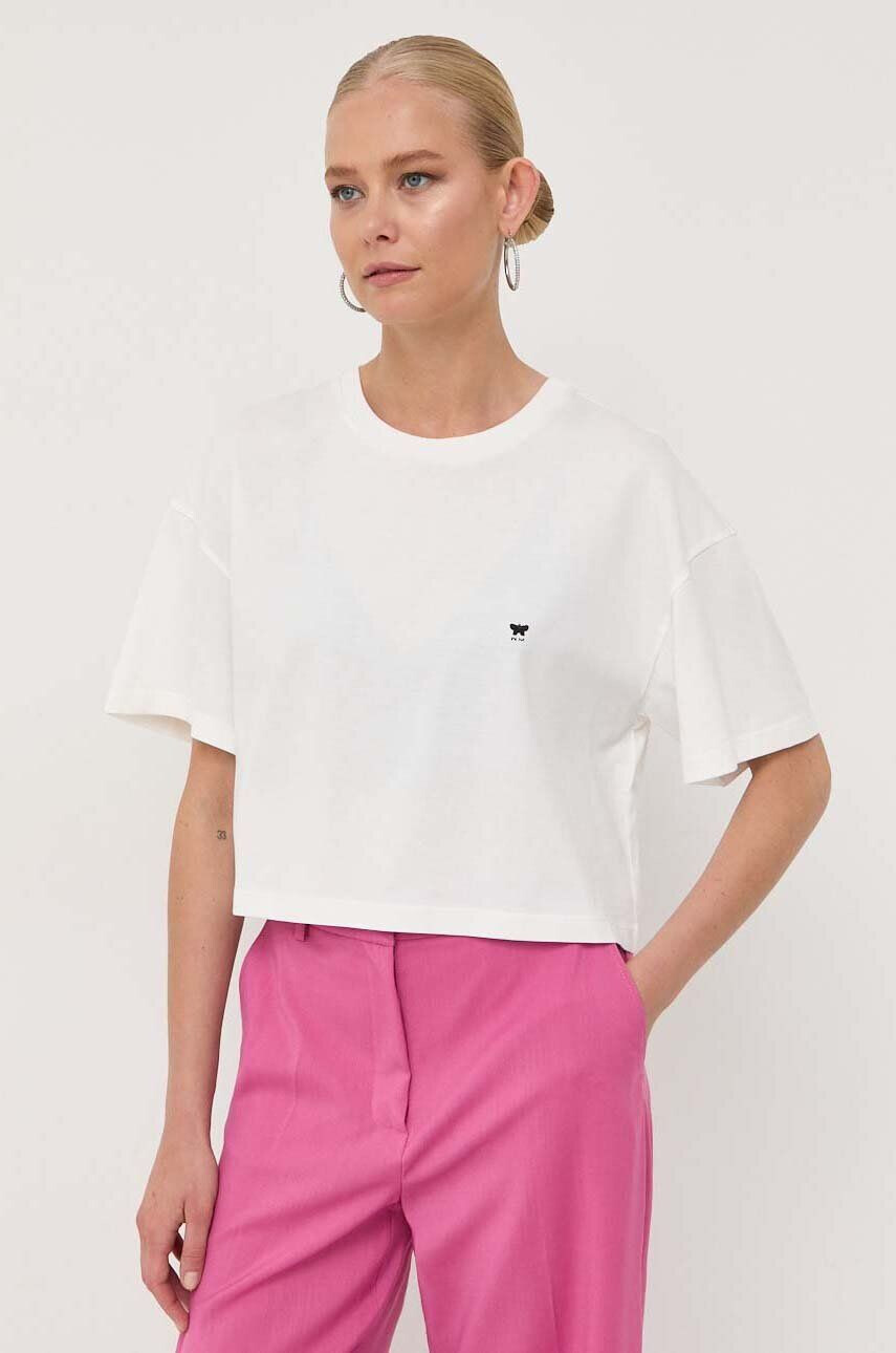 Weekend Max Mara tricou din bumbac culoarea roz - Pled.ro