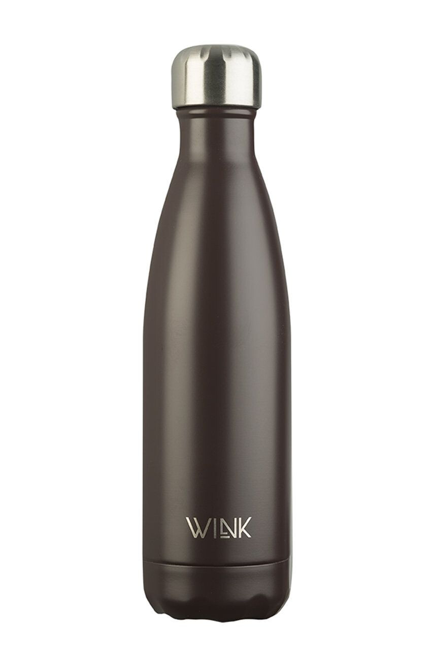 Wink Bottle Sticla termica BROWN - Pled.ro