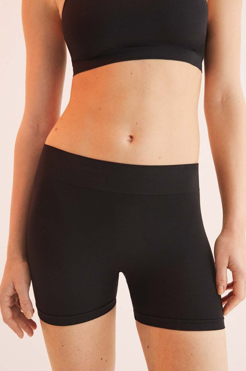 women'secret boxeri SEAMLESS 3 culoarea negru 5125007 - Pled.ro