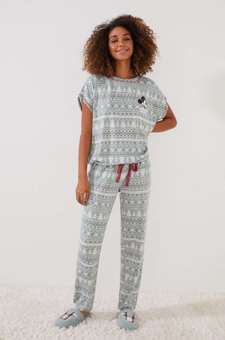 women'secret pijama Mickey Xmas - Pled.ro