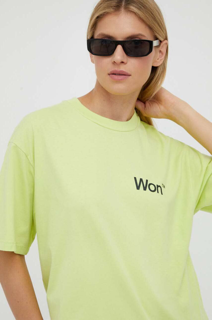 Won Hundred tricou femei culoarea verde - Pled.ro