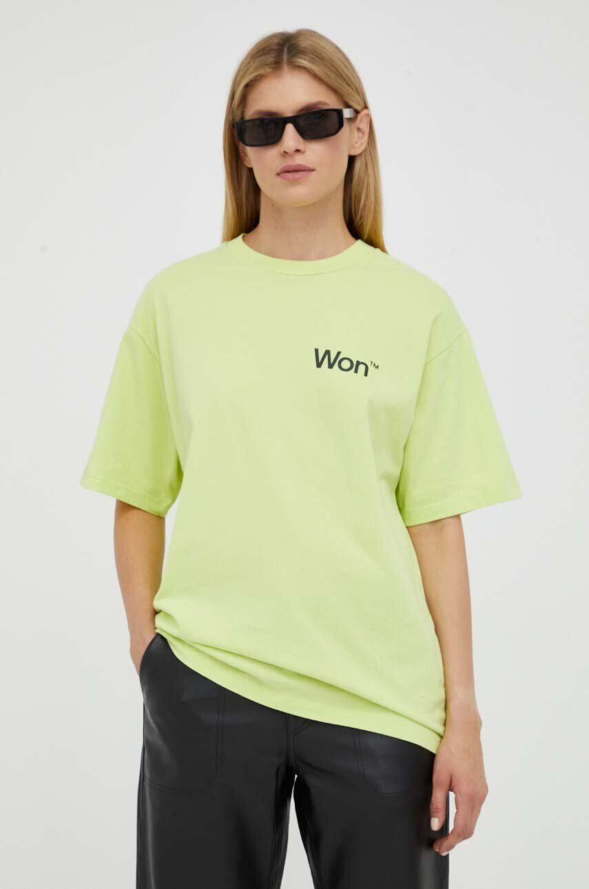 Won Hundred tricou femei culoarea verde - Pled.ro