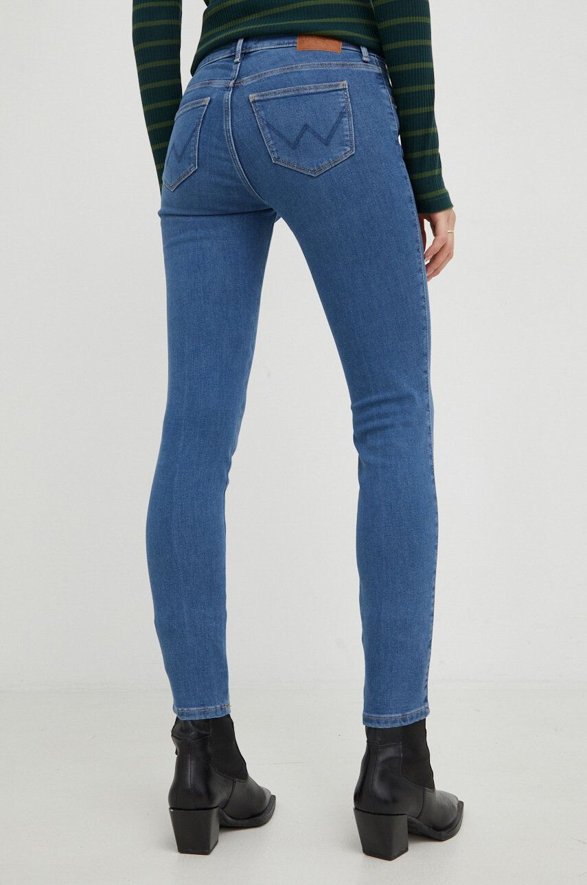 Wrangler jeansi Skinny Daydream femei medium waist - Pled.ro