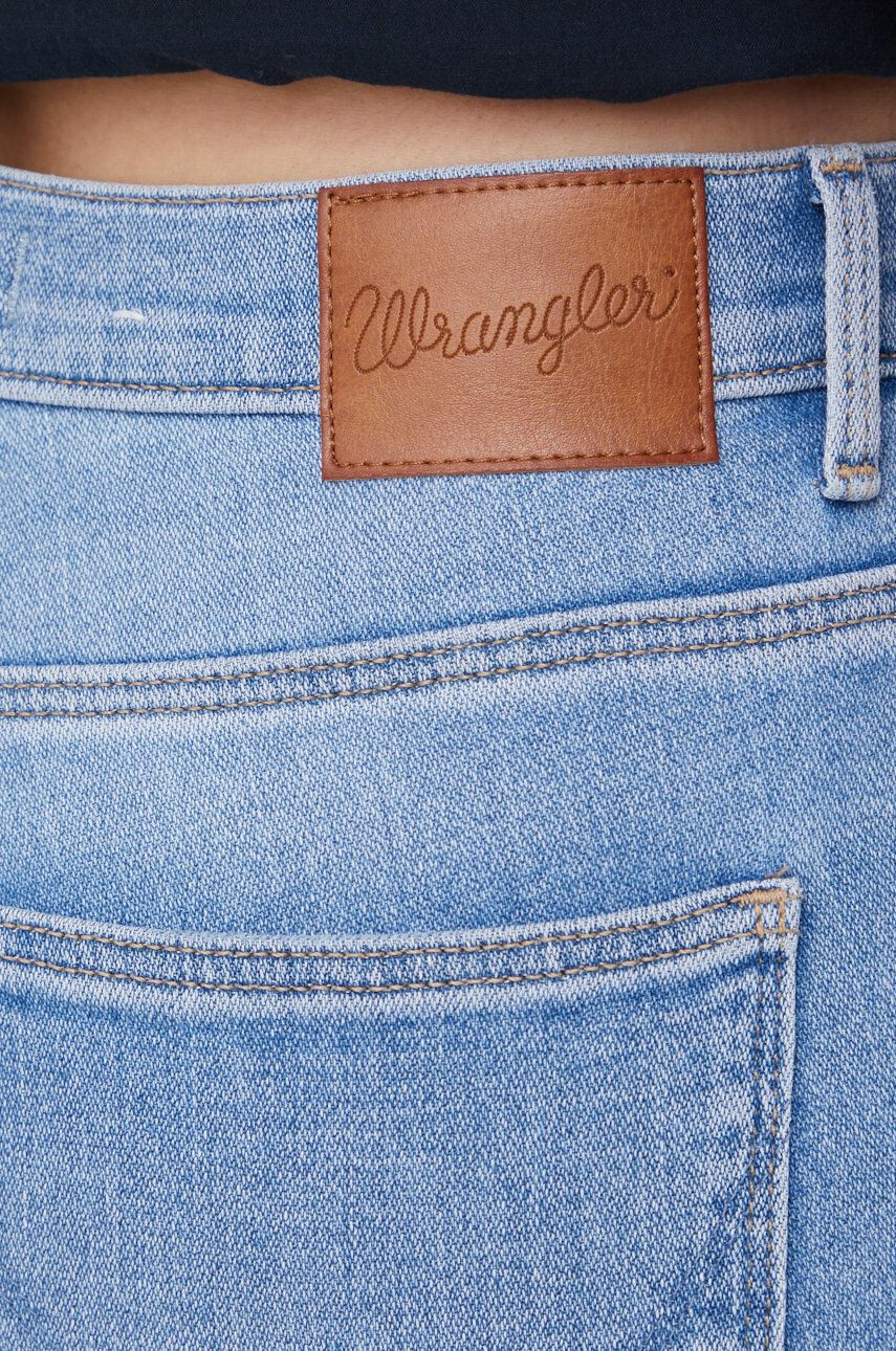 Wrangler jeansi High Rise Skinny Beach Baby femei high waist - Pled.ro