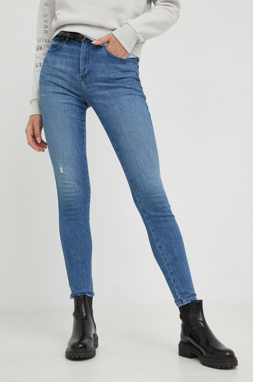 Wrangler jeansi High Rise Skinny Heath femei high waist - Pled.ro