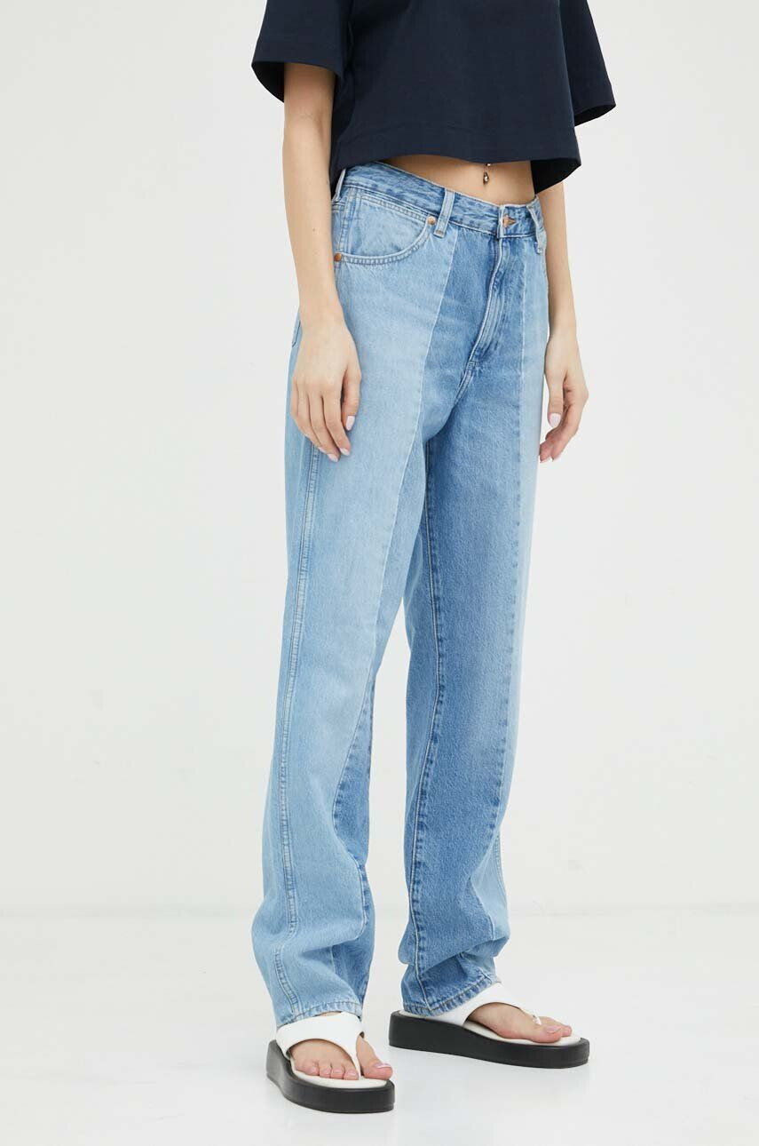 Wrangler jeansi Mom Straight femei - Pled.ro