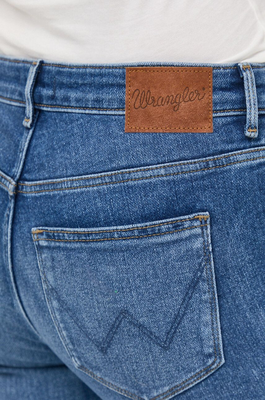 Wrangler jeansi Skinny 615 femei medium waist damskie medium waist - Pled.ro