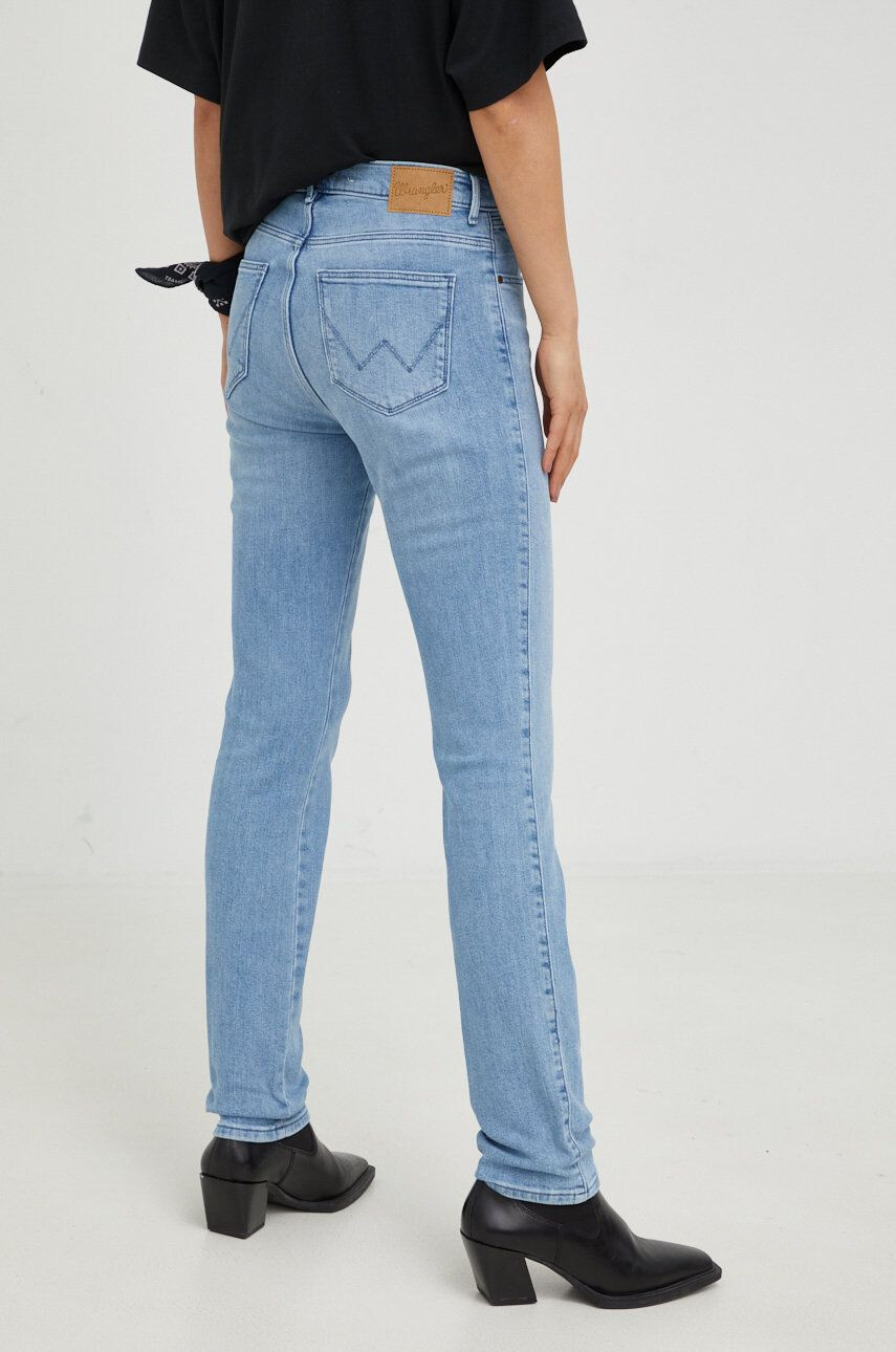 Wrangler jeansi Slim Forkeeps femei medium waist - Pled.ro