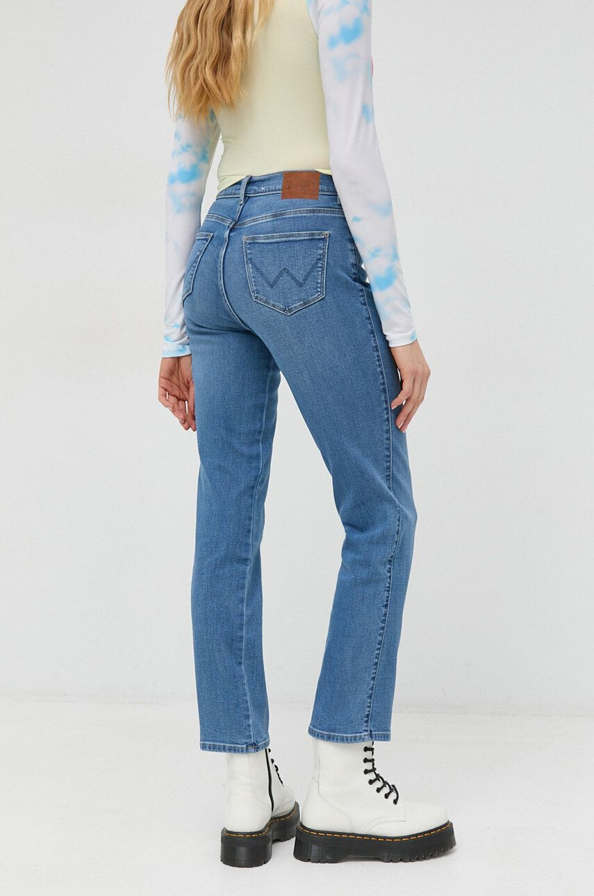 Wrangler jeansi Straight 658 femei high waist damskie high waist - Pled.ro