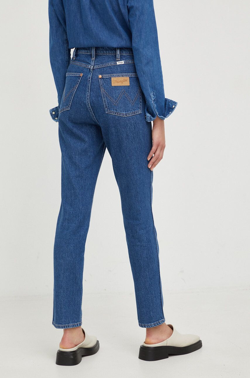 Wrangler jeansi Walker Raincloud femei high waist - Pled.ro