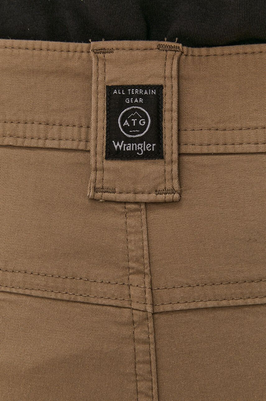 Wrangler pantaloni scurti ATG femei culoarea verde modelator medium waist - Pled.ro