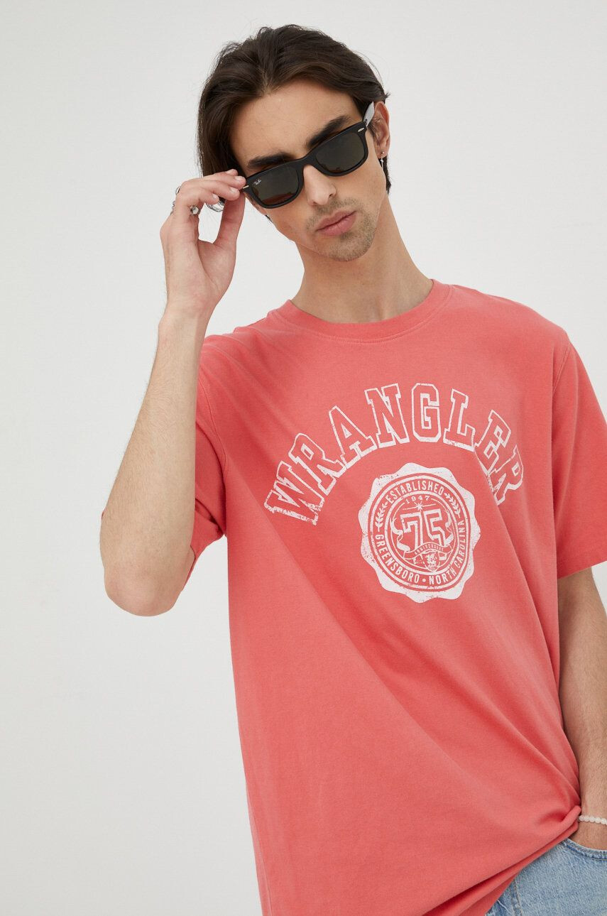 Wrangler tricou din bumbac - Pled.ro