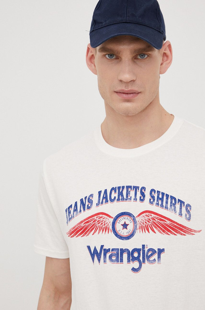 Wrangler tricou din bumbac - Pled.ro