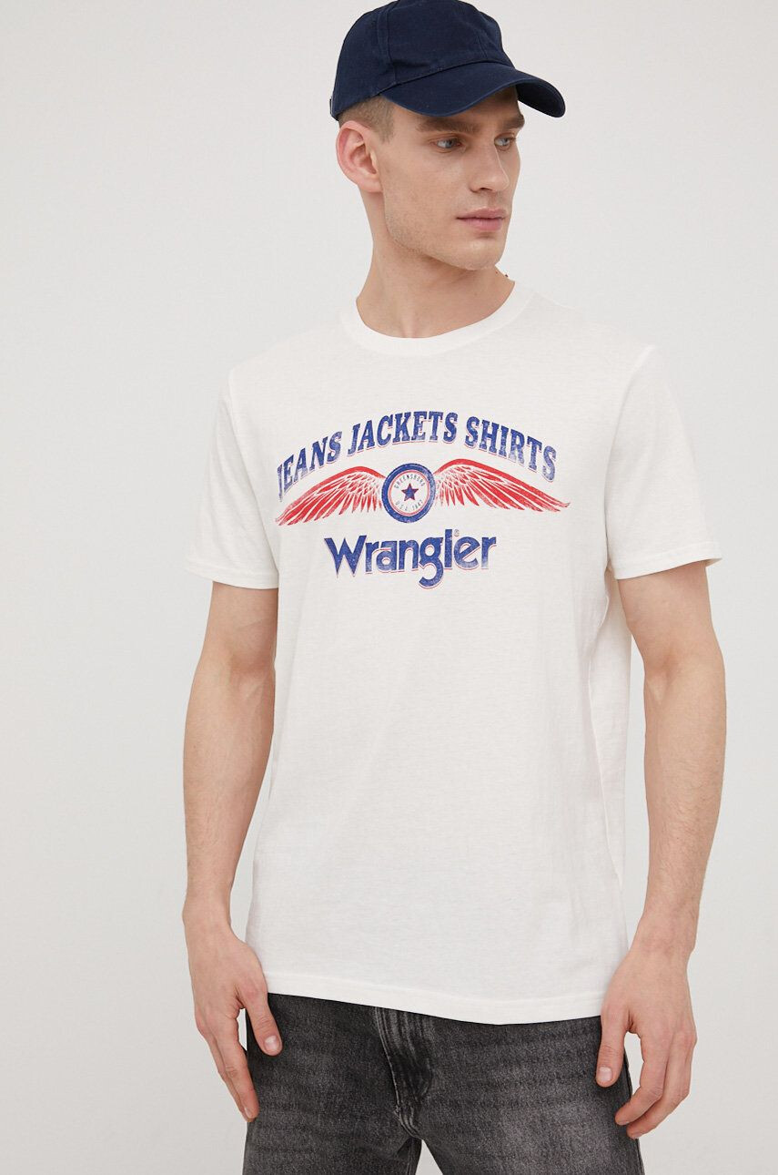 Wrangler tricou din bumbac - Pled.ro