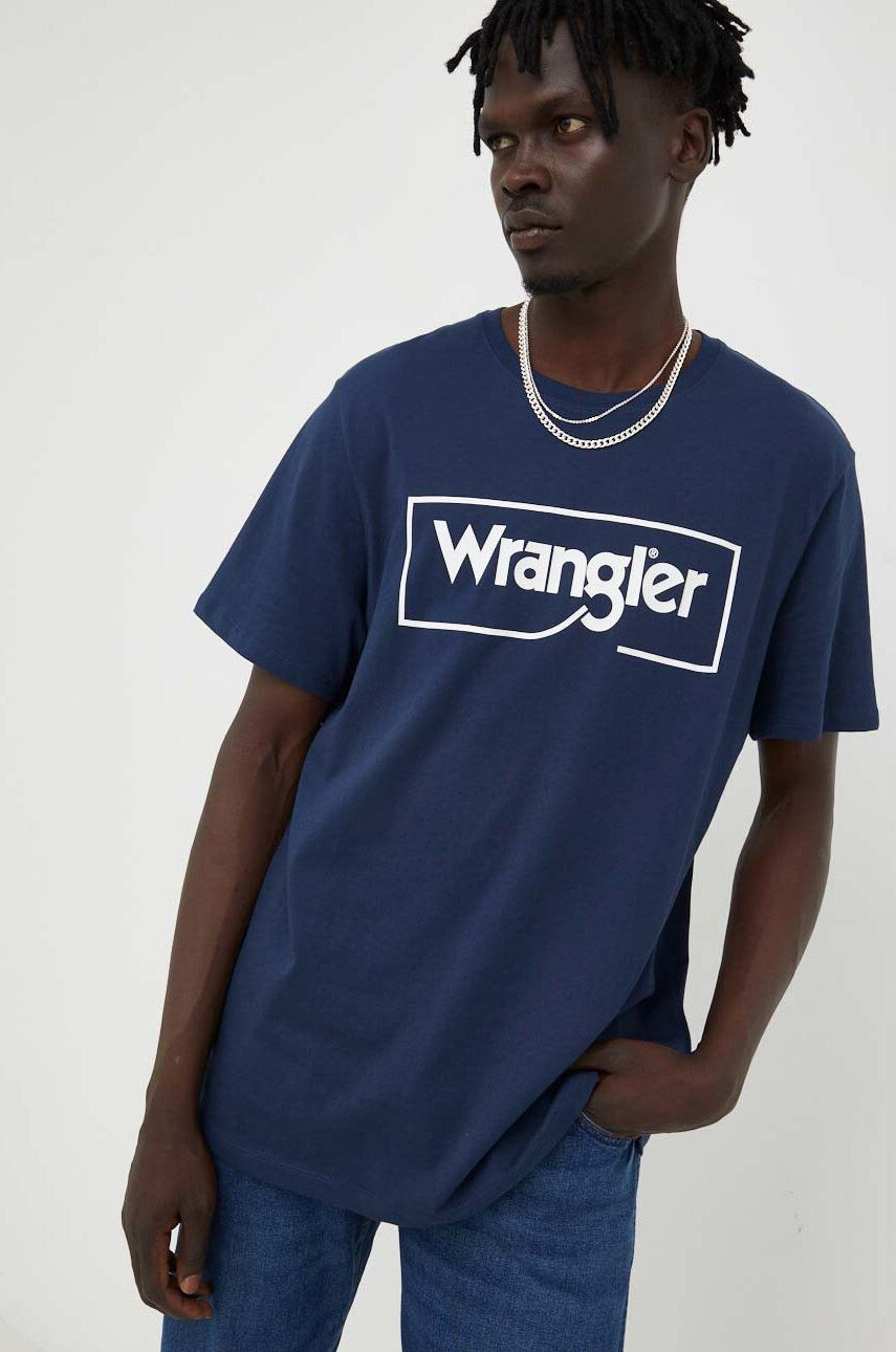 Wrangler tricou din bumbac - Pled.ro