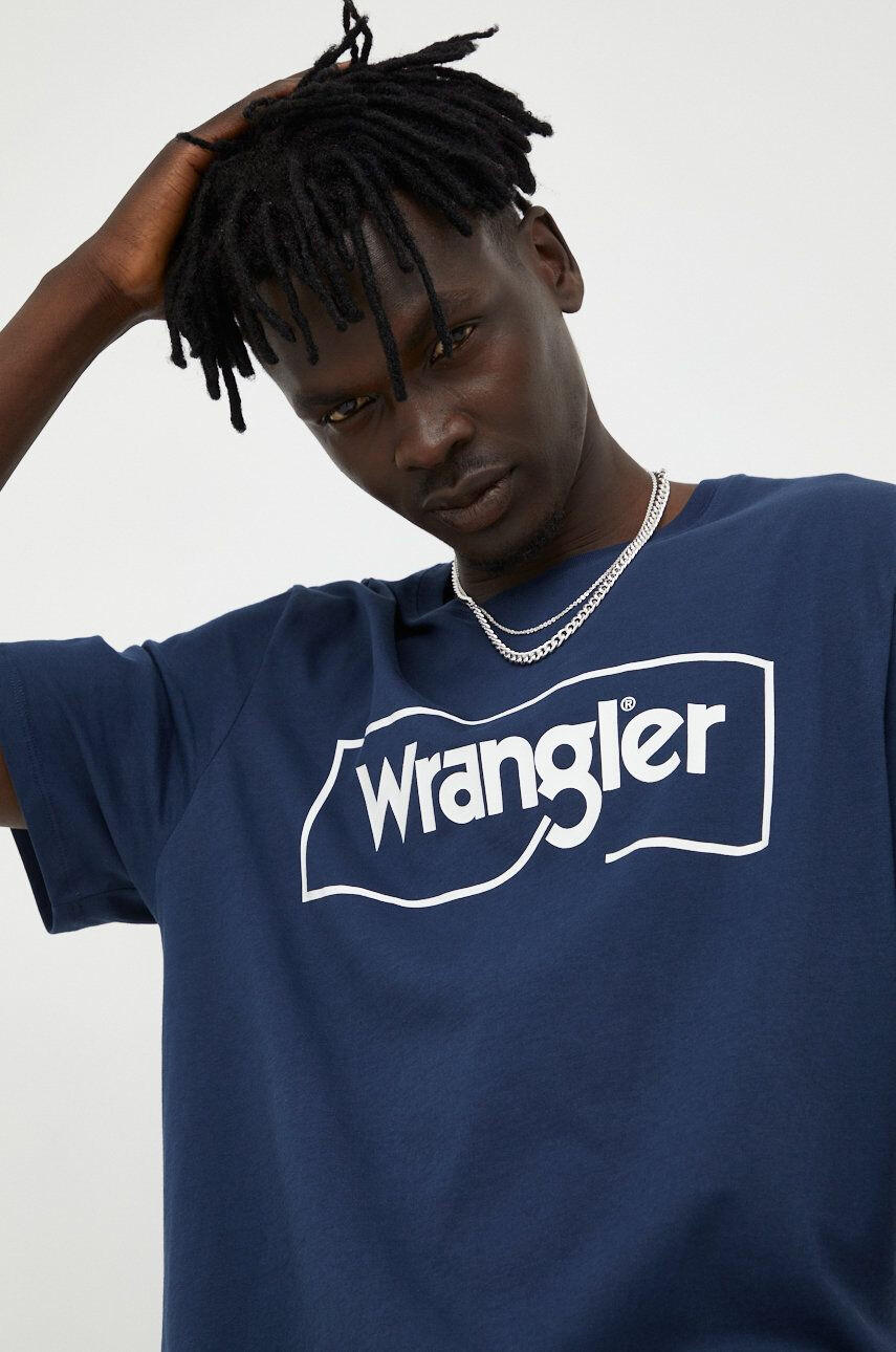 Wrangler tricou din bumbac - Pled.ro