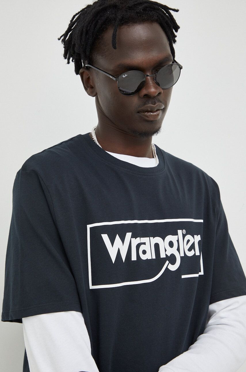 Wrangler tricou din bumbac - Pled.ro