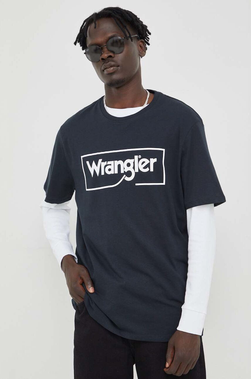 Wrangler tricou din bumbac - Pled.ro