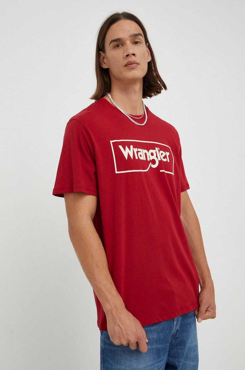 Wrangler tricou din bumbac - Pled.ro