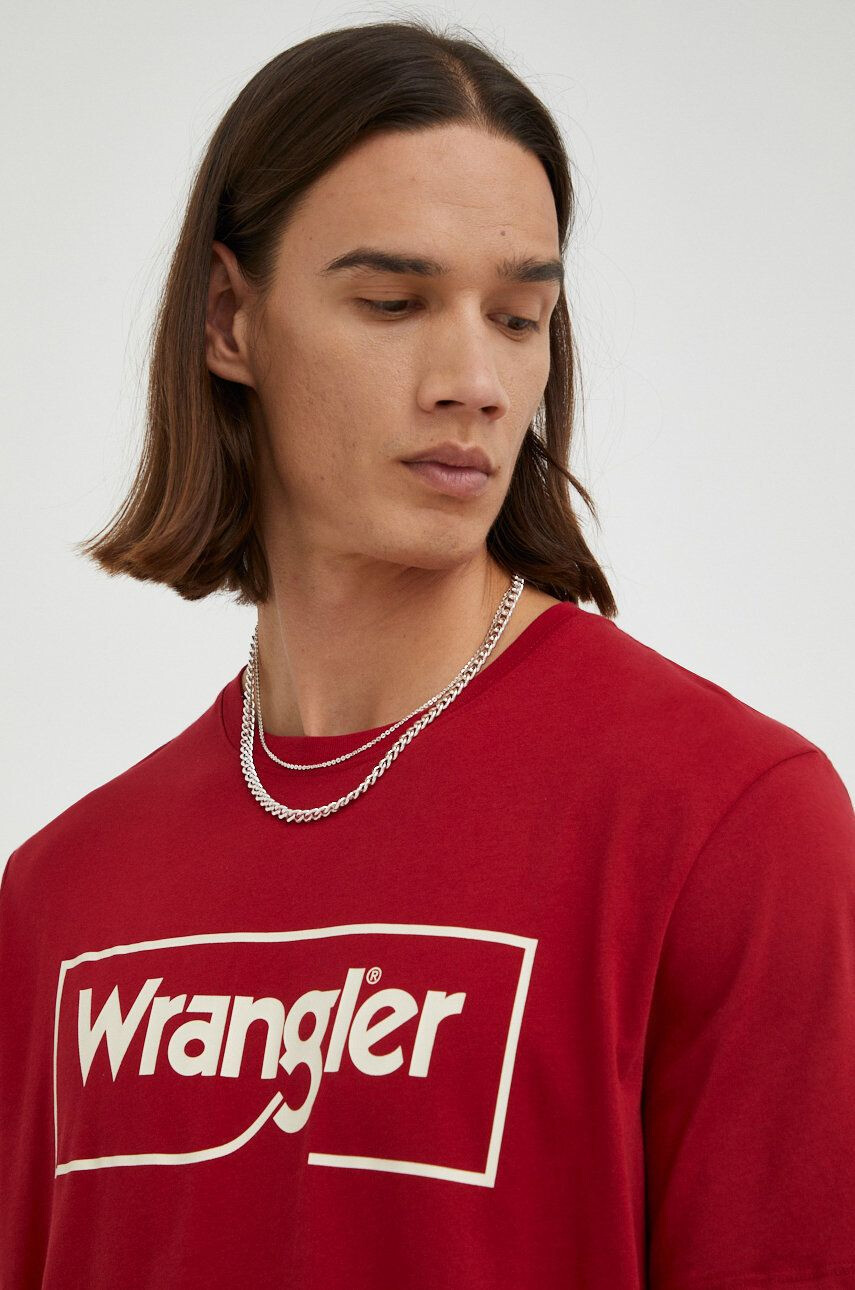 Wrangler tricou din bumbac - Pled.ro