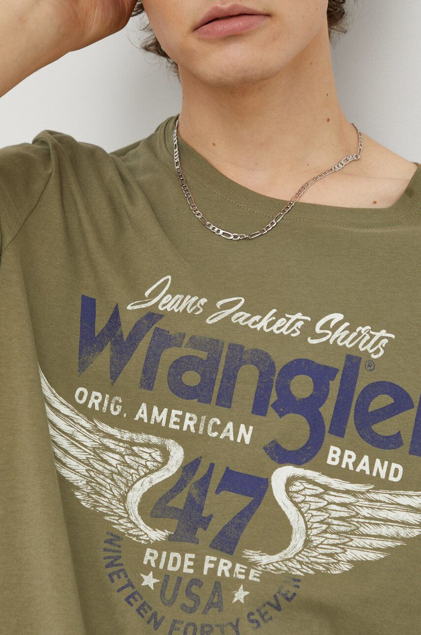 Wrangler tricou din bumbac - Pled.ro