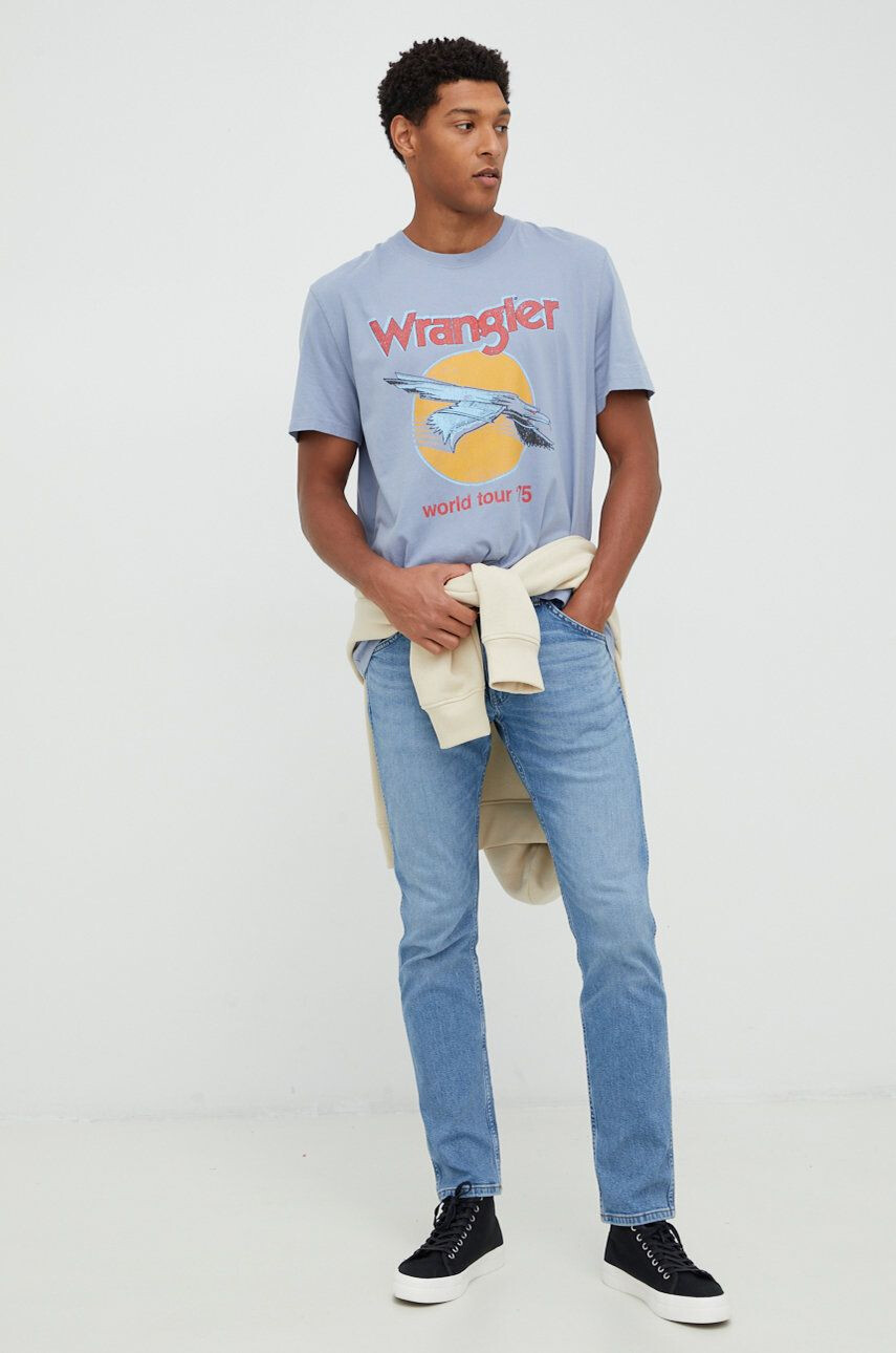 Wrangler tricou din bumbac - Pled.ro