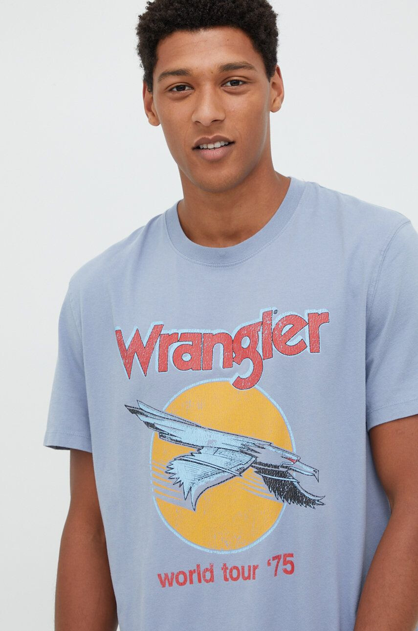 Wrangler tricou din bumbac - Pled.ro