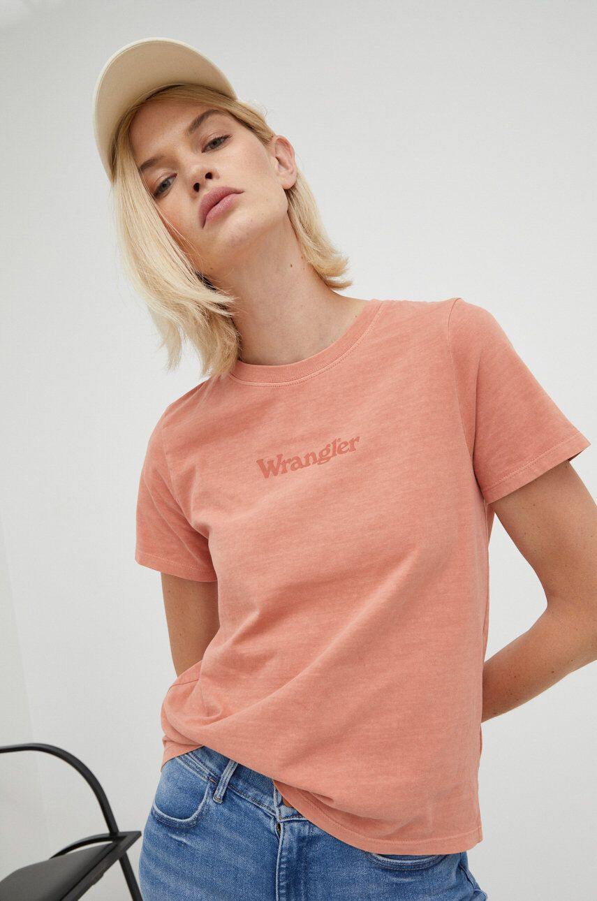 Wrangler tricou din bumbac - Pled.ro