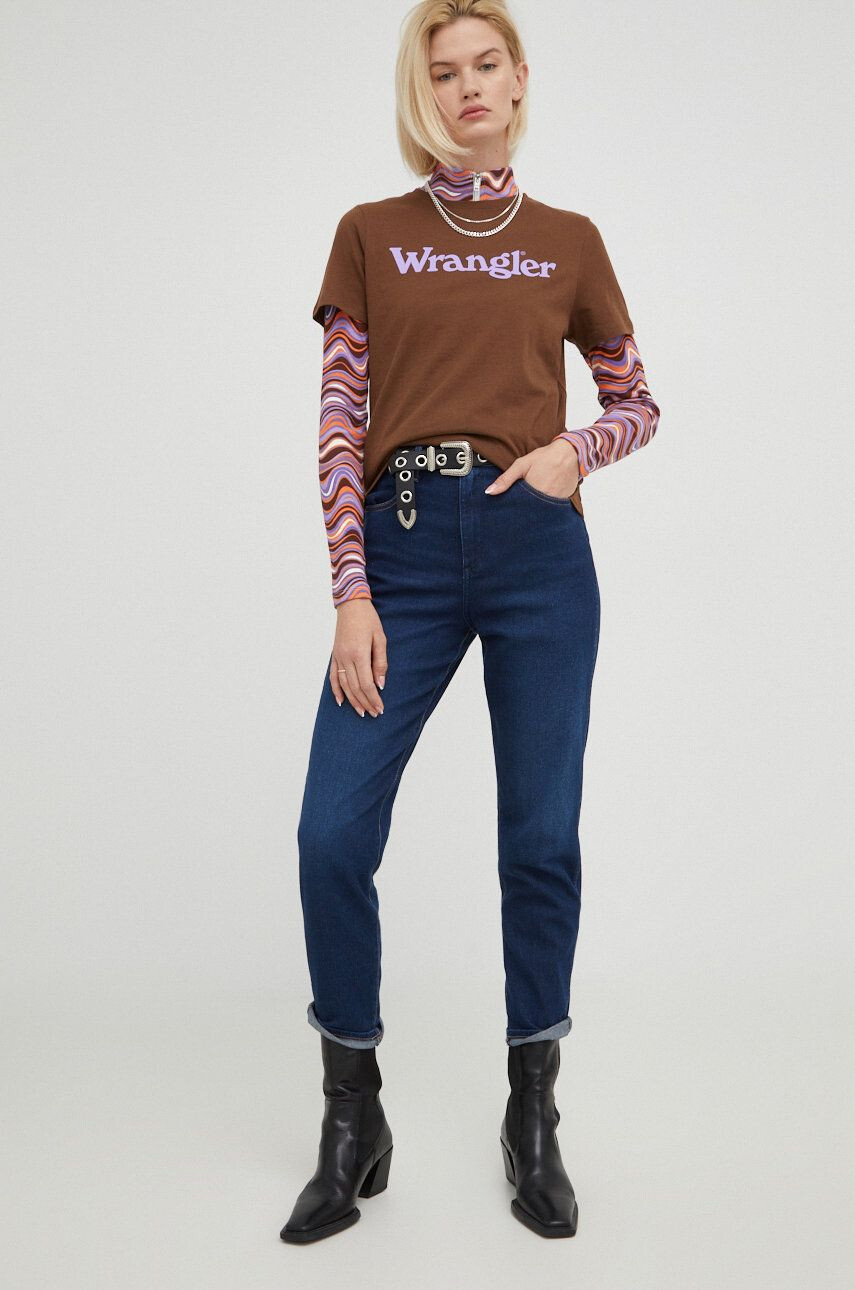 Wrangler tricou din bumbac - Pled.ro