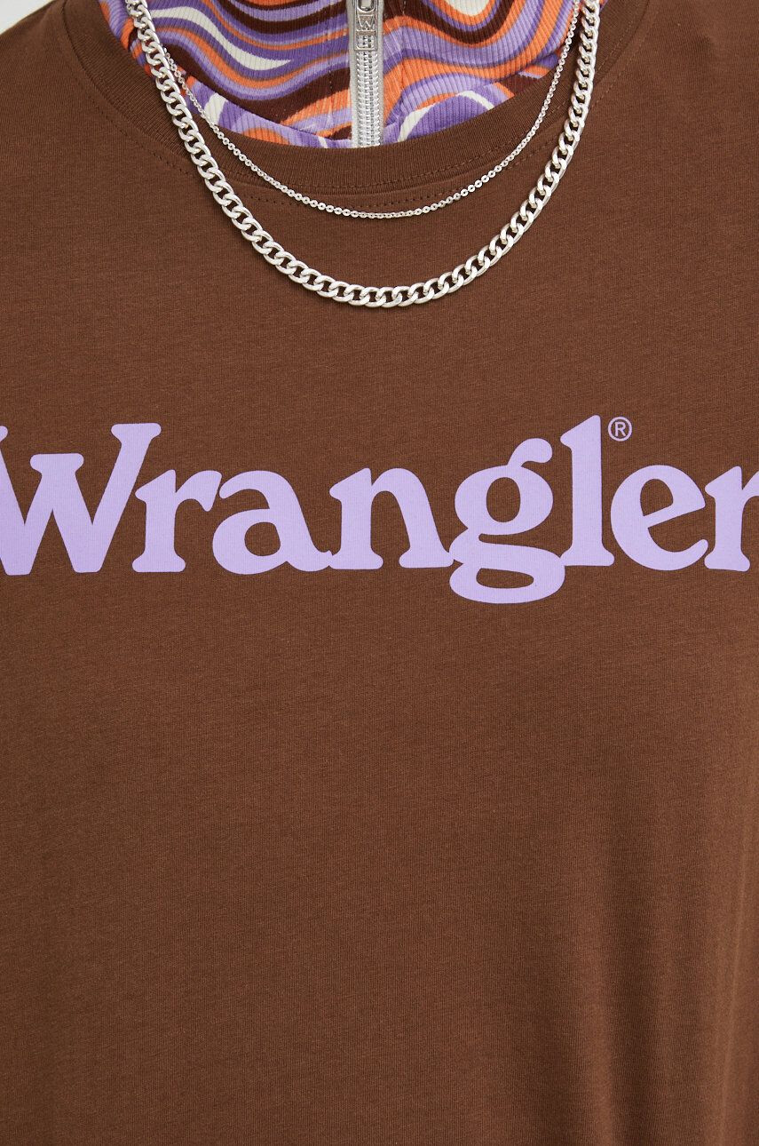 Wrangler tricou din bumbac - Pled.ro