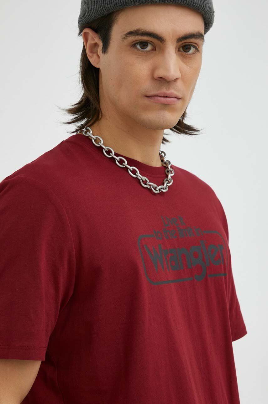 Wrangler tricou din bumbac - Pled.ro