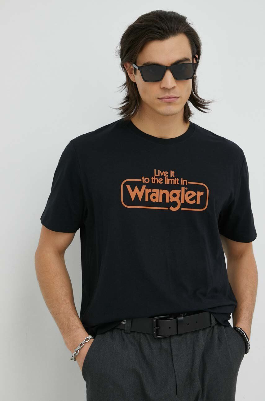 Wrangler tricou din bumbac - Pled.ro