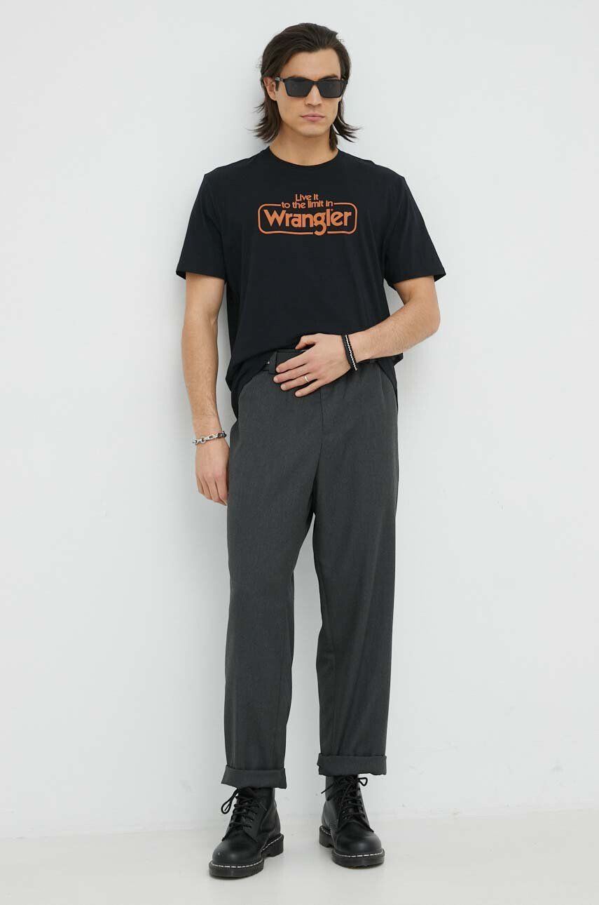 Wrangler tricou din bumbac - Pled.ro