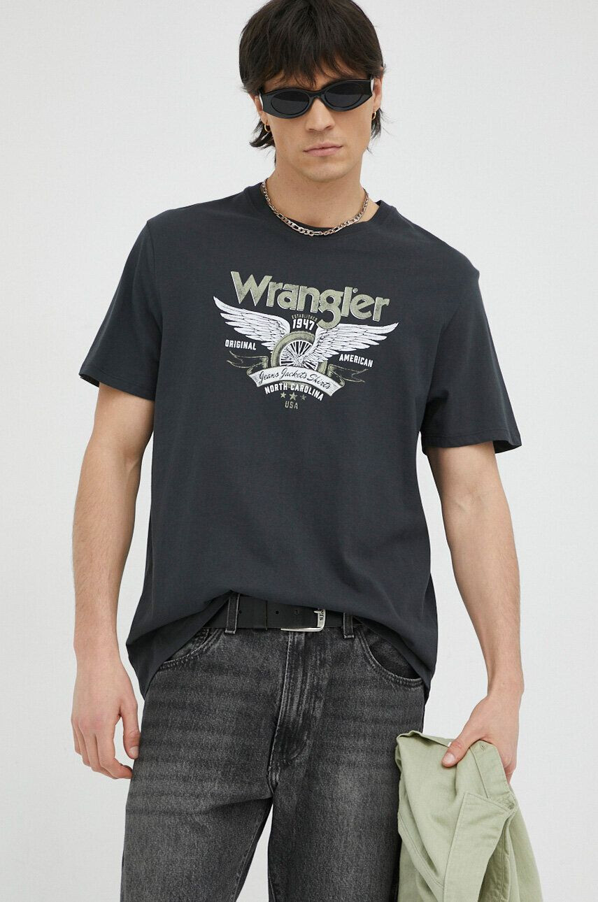 Wrangler tricou din bumbac - Pled.ro